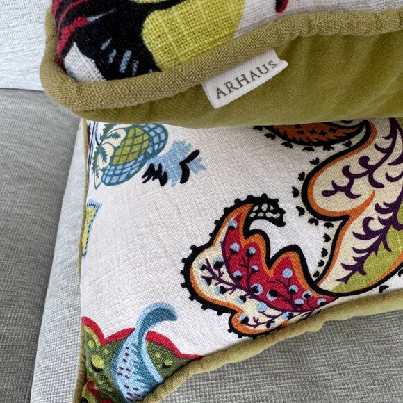Arhaus Double-Sided Floral Paisley Accent Pillows - Picture 4 of 7